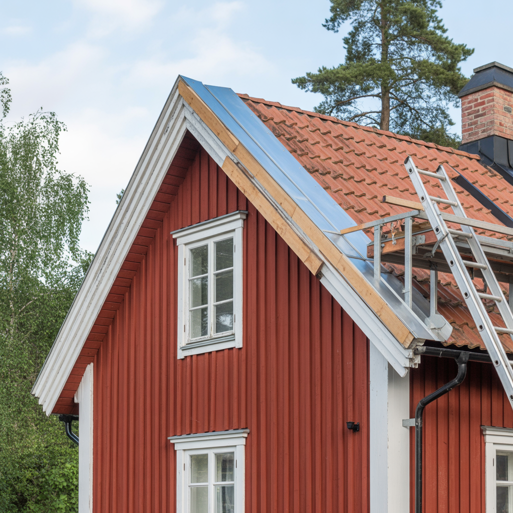 vindskivor och vindskiveplat byte malning och kostnad