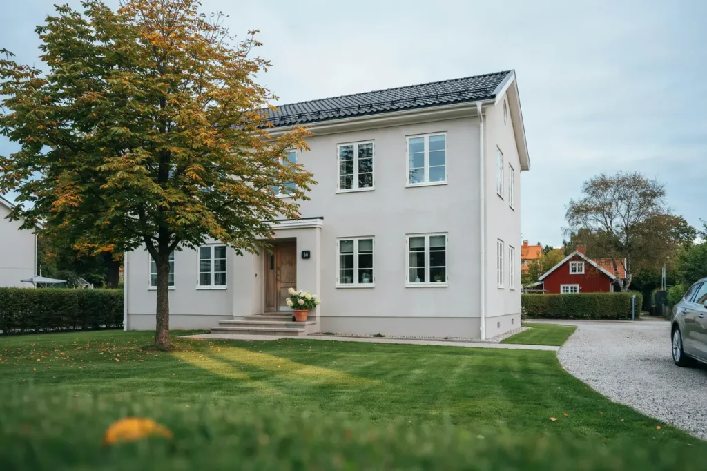 till ggsisolering av fasad och ytterv gg p villa i raml sa helsingborg